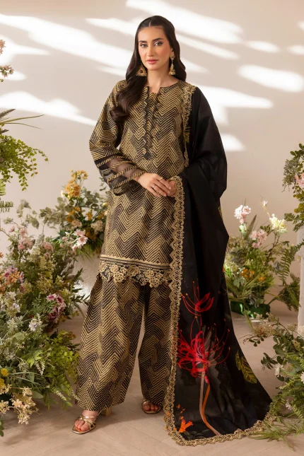 Basics Embroidered By Charizma - Unstitched | CB5-01