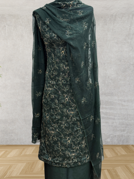 Fancy Embroidered Dresses By Shaukat Fabrics | FED-01