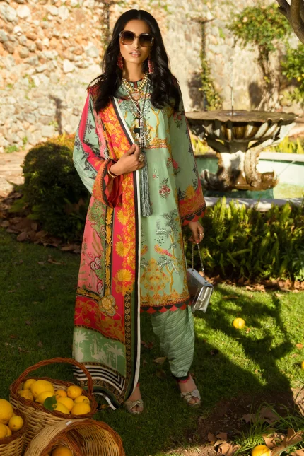 Summer Collection - Elan - Luxury Lawn Collection - ELLC - 13 A (ENCANTADA)