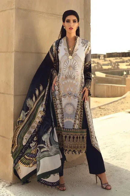 Summer Collection – Faraz Manan – Luxury Lawn Collection – FMLLC - Design 20