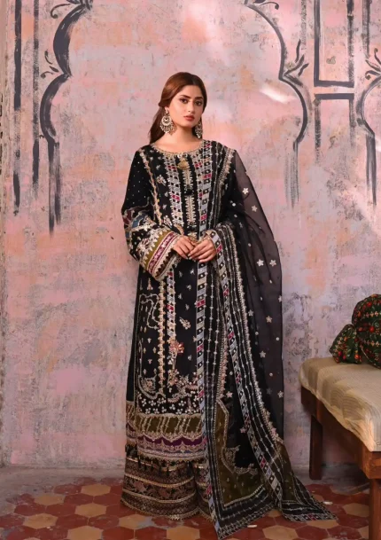 Sahiba By Qalamkar - Unstitched | SF-05 MAHENOOR