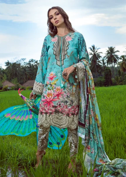 Summer Collection - Shiza Hassan - Luxury Lawn Collection - SHLLC - Lotus Dream 2B