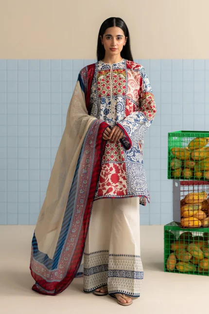 Summer Collection - Zara Shahjahan - CoCo Prints Edit III - ZSCPE - Elra-8A