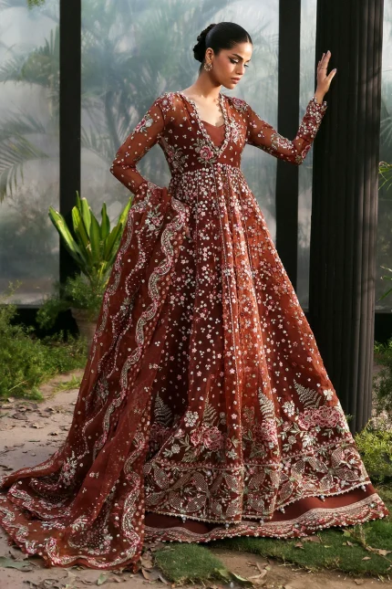 La Fuchsia '25 By Afrozeh - Unstitched | 1032 - Shale