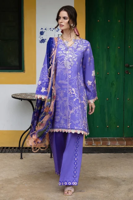 Mirasol Unstitched Printed Cambric By Mushq | Alma Mia