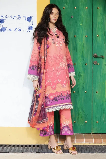 Mirasol Unstitched Printed Cambric By Mushq | Amber Luz