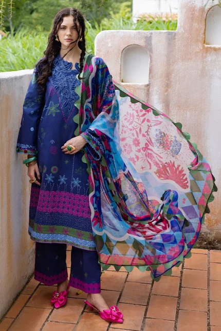 Mirasol Unstitched Printed Cambric By Mushq | Amor Grito