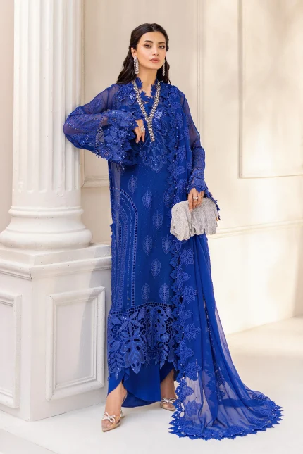 Embroidered Chiffon By Maria B - Unstitched | MPC-25-103