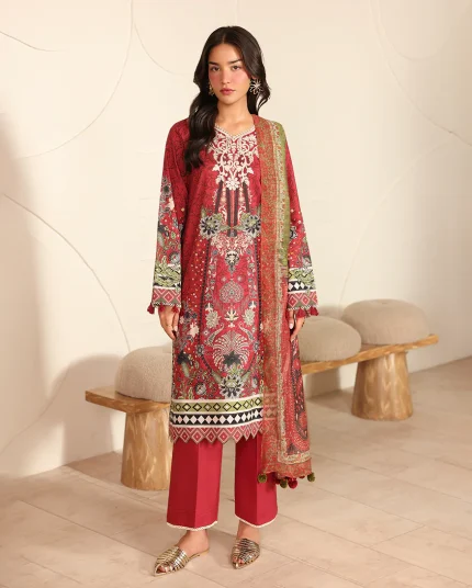 Pareesa Printed Cambric By Roheenaz | RNZ06A - Mysha