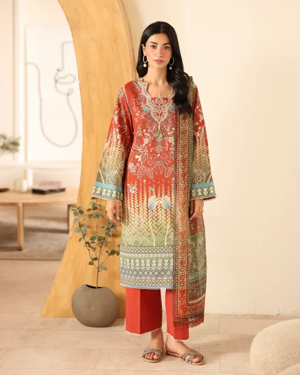 Pareesa Printed Cambric By Roheenaz | RNZ07B - Naveen