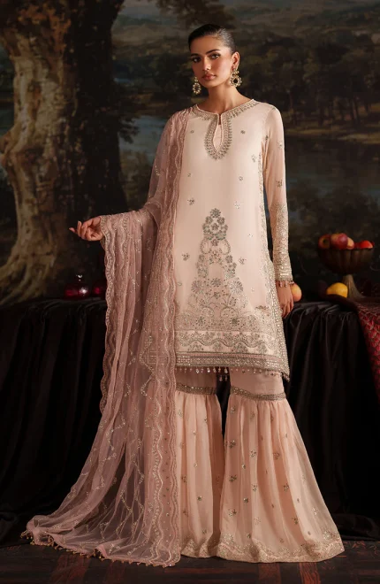 Premium Chiffon By Zarif - Unstitched | ZRF-PRC-08 LUCIA
