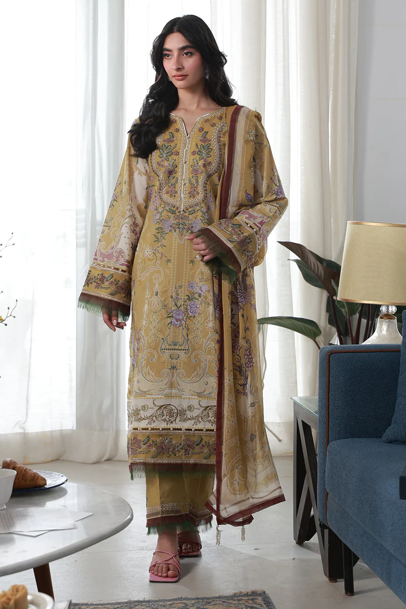 Delia Unstitched Lawn By Gulaal | D07 – Esme