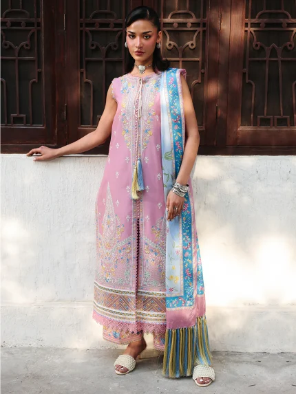 Lumina Summer '26 By Bin Ilyas - 3 PC Lawn | L77-B