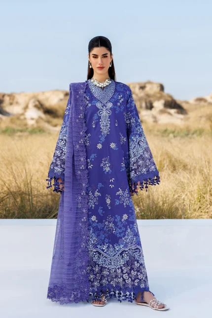 Sunlit Groove Luxury Lawn By Emaan Adeel | PETAL PULSE
