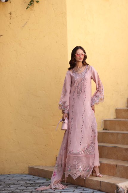 Noor Luxe Chikankari '26 By Saadia Asad | D2 - A - Pink