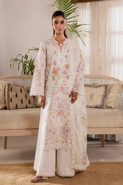 Selene Premium Festive Lawn By Rajbari | Aura
