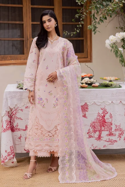 Selene Premium Festive Lawn By Rajbari | Kaya