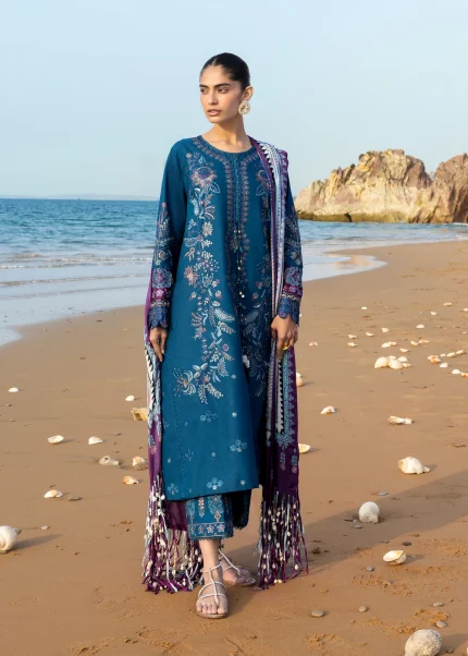 Siraa Luxury Lawn '26 By Sadaf Fawad Khan | D01 - Shehnaaz