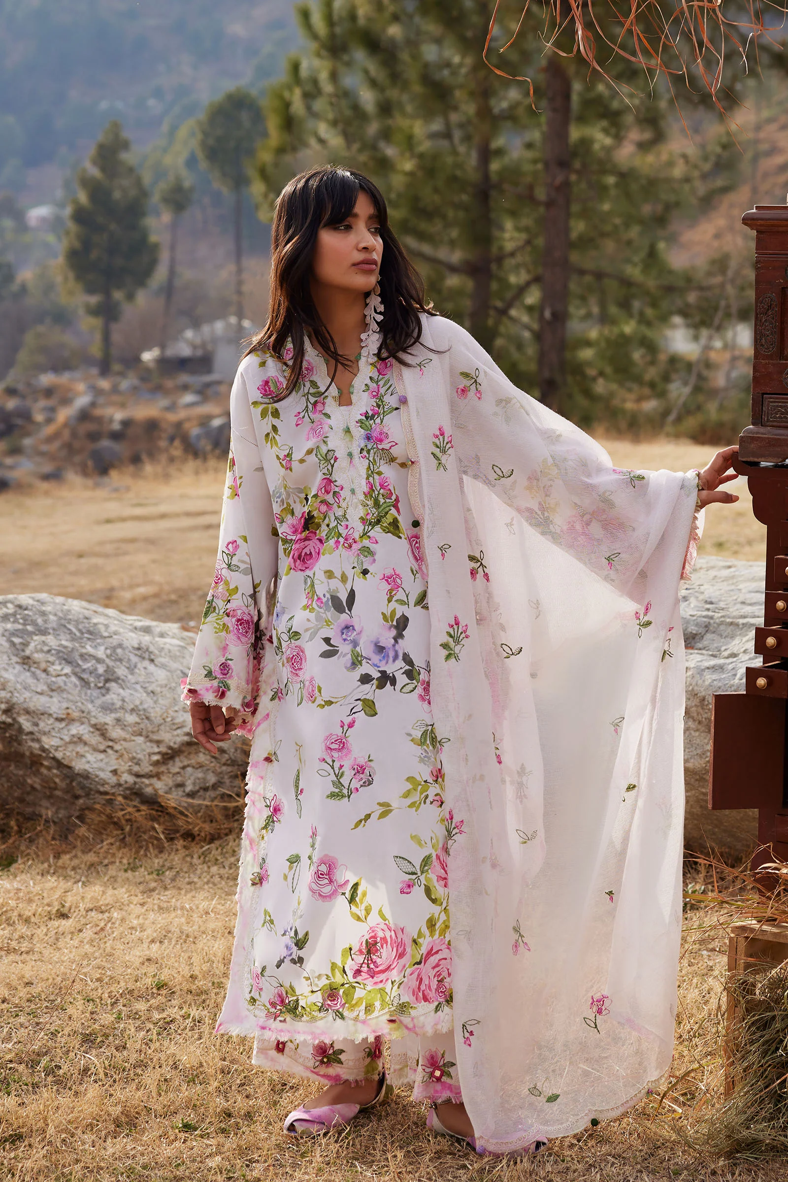 Ameili Luxury Lawn ‘ 26 Unstitched By Zaha | ZL- 11A