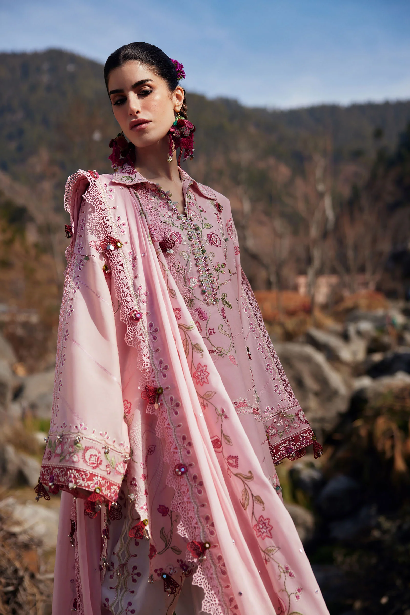 Ameili Luxury Lawn ‘ 26 Unstitched By Zaha | ZL- 6B