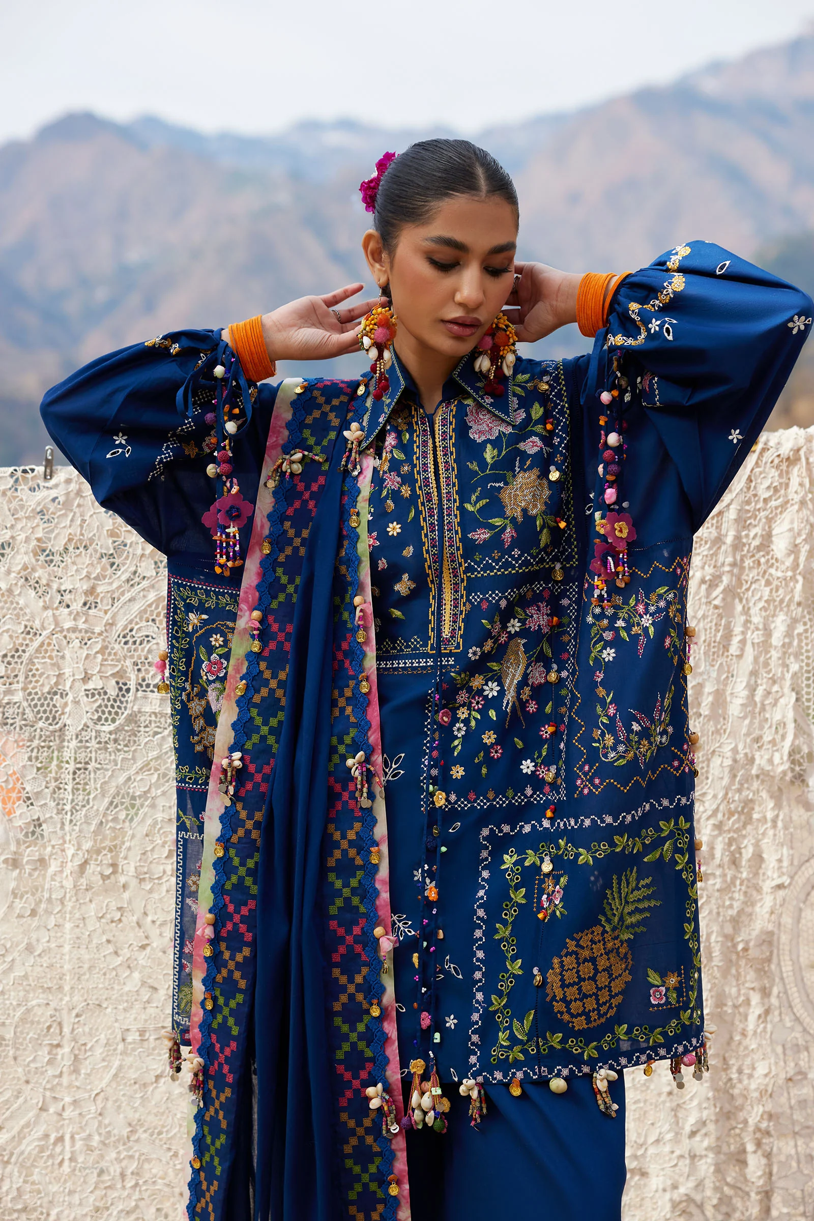 Ameili Luxury Lawn ‘ 26 Unstitched By Zaha | ZL- 8A