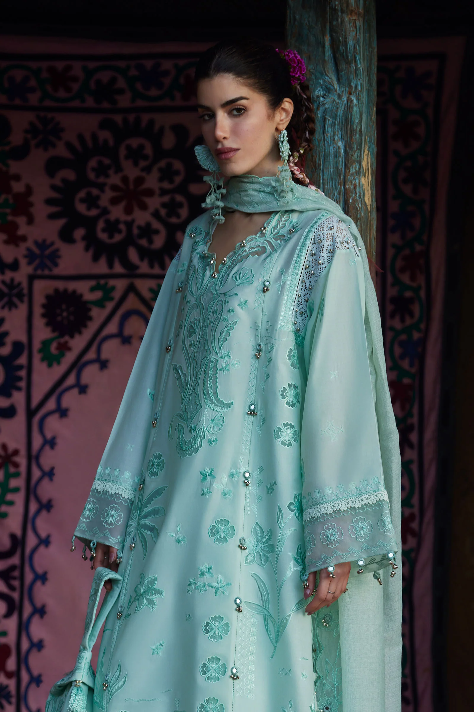 Ameili Luxury Lawn ‘ 26 Unstitched By Zaha | ZL- 9A
