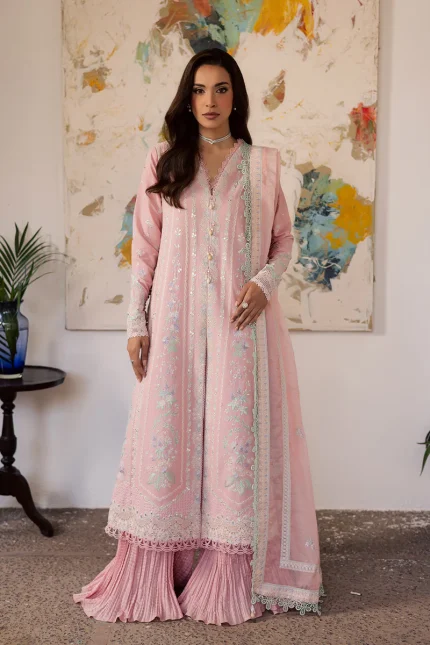 Celia Luxury Lawn'26 Unstiched By Zarposh | Liyana