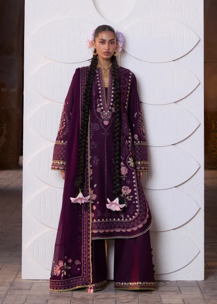 ZAN SS26 By Hussain Rehar - Unstitched | Banafsh