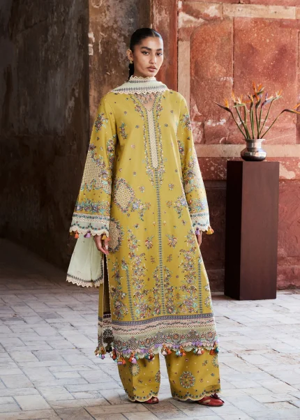 ZAN SS26 By Hussain Rehar - Unstitched | Sari