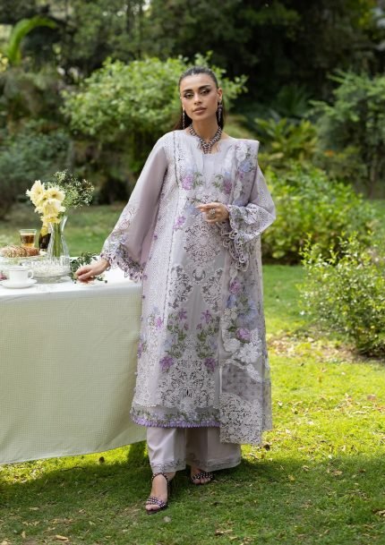 LUXURY LAWN VOL ll '26 BY ELAF | ELQ-4B PURE PLUM