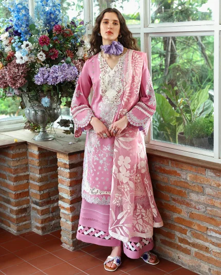 Belle Saison Lawn By Esmel - Unstitched | D08 - Elanor